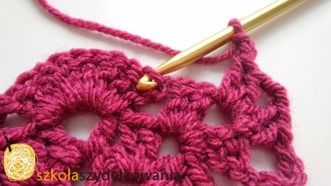chusta na szydełku, crochet shawl, tutorial, Sidewalk Shawl