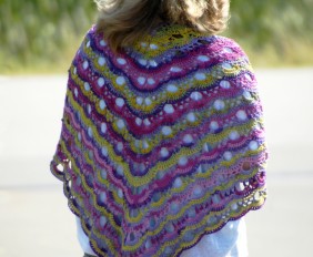 Virus-Tuch, Szkoła Szydełkowania, crochet shawl, chusta na szydełku